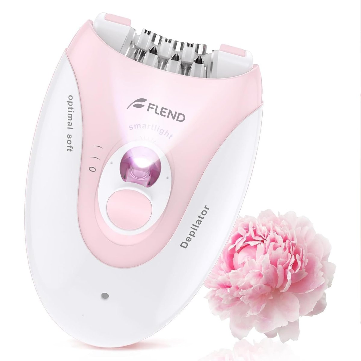 Smooth Glide Epilator for Women – 2 Speeds, 36 Tweezers, LED Light & Massage Pad, Rechargeable Facial Hair Removal Device for Bikini, Arms, Legs, and Face Avelisse