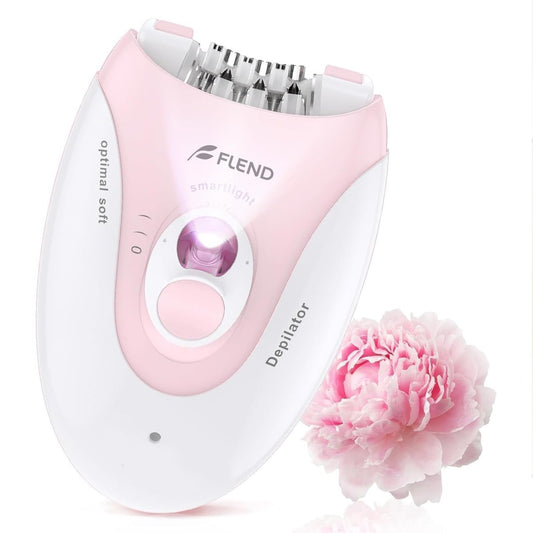 Smooth Glide Epilator for Women – 2 Speeds, 36 Tweezers, LED Light & Massage Pad, Rechargeable Facial Hair Removal Device – Image 1