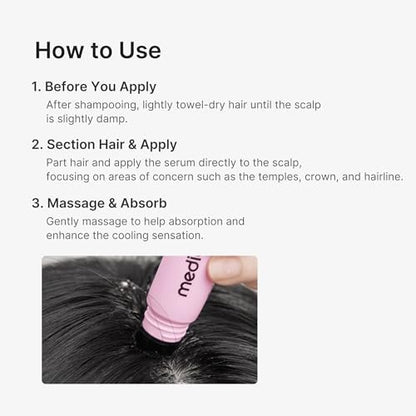 medicube Rosemary PDRN Scalp Refresh & Nourish Serum – Non-Greasy Lightweight Scalp Treatment for Thicker, Fuller Hair | Korean Hair Care, 20ml Avelisse