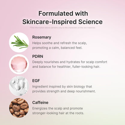 medicube Rosemary PDRN Scalp Refresh & Nourish Serum – Non-Greasy Lightweight Scalp Treatment for Thicker, Fuller Hair | Korean Hair Care, 20ml Avelisse