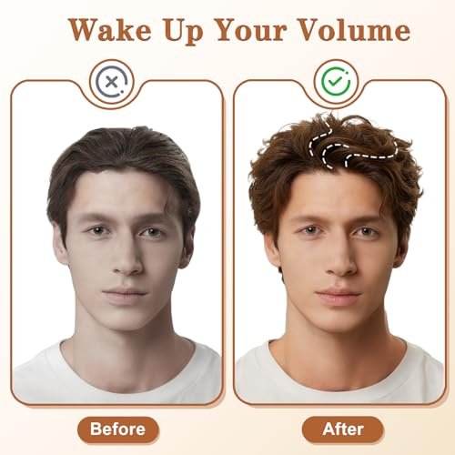 2 Pcs Texture Comb Set - Voluminous Wide-Toothed Hair Comb & Fine-Toothed Comb for Maximum Lift Roots Volume - ABS Plastic with Textured Grip for Men (Black + Grey) - görsel 6
