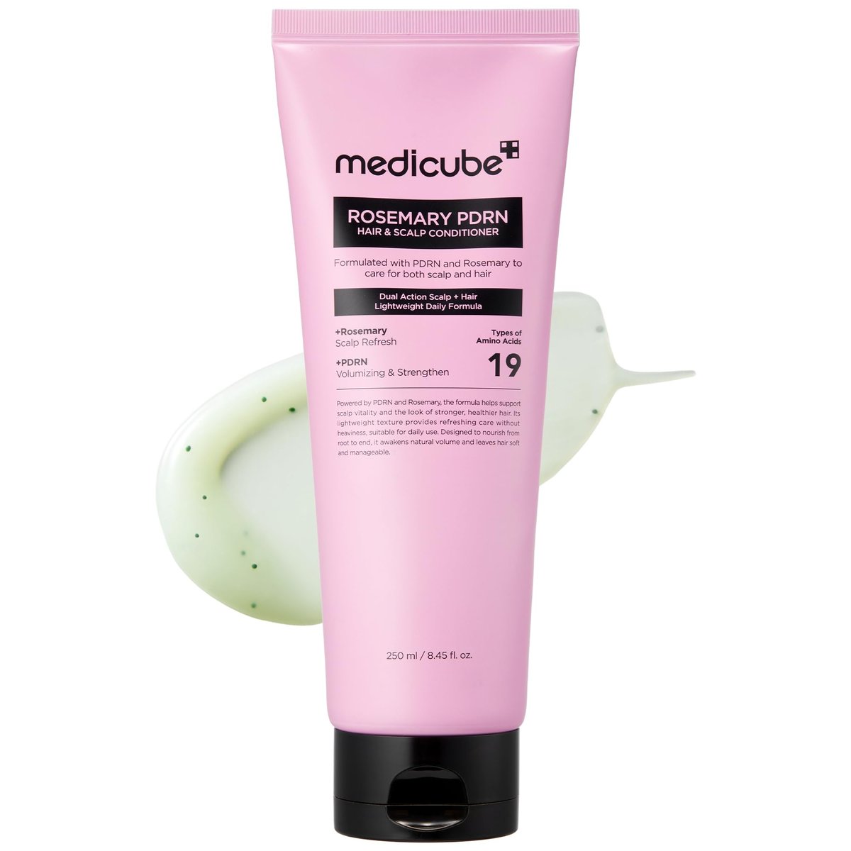 medicube Rosemary PDRN Scalp to Strand Nourishing Conditioner – Lightweight Care for Dry, Fine, Weak-Looking Hair – Amino Acid Infused for Strength & Softness – Korean Hair Care, 8.45 fl.oz Avelisse