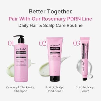 medicube Rosemary PDRN Scalp to Strand Nourishing Conditioner – Lightweight Care for Dry, Fine, Weak-Looking Hair – Amino Acid Infused for Strength & Softness – Korean Hair Care, 8.45 fl.oz Avelisse