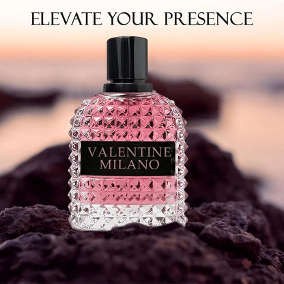 Valentine Milano Women Perfume 100ml Eau de Parfum Spray – Long-Lasting Vanilla, Jasmine & Bergamot Fragrance Avelisse