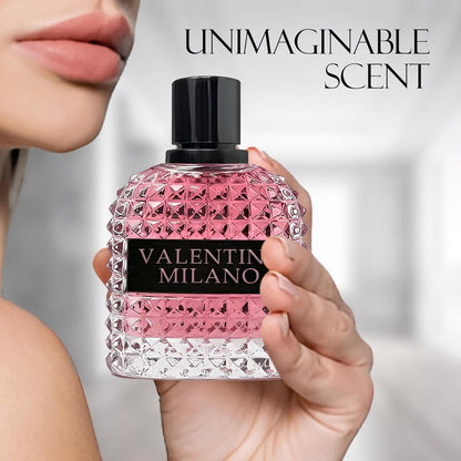 Valentine Milano Women Perfume 100ml Eau de Parfum Spray – Long-Lasting Vanilla, Jasmine & Bergamot Fragrance Avelisse