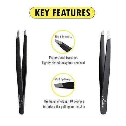 UMAHASS 4.0 Premium Nose Hair Scissors for Men - Safety Blades with Rounded Tip for Nasal, Ear, Eyebrow & Facial Hair Trimming