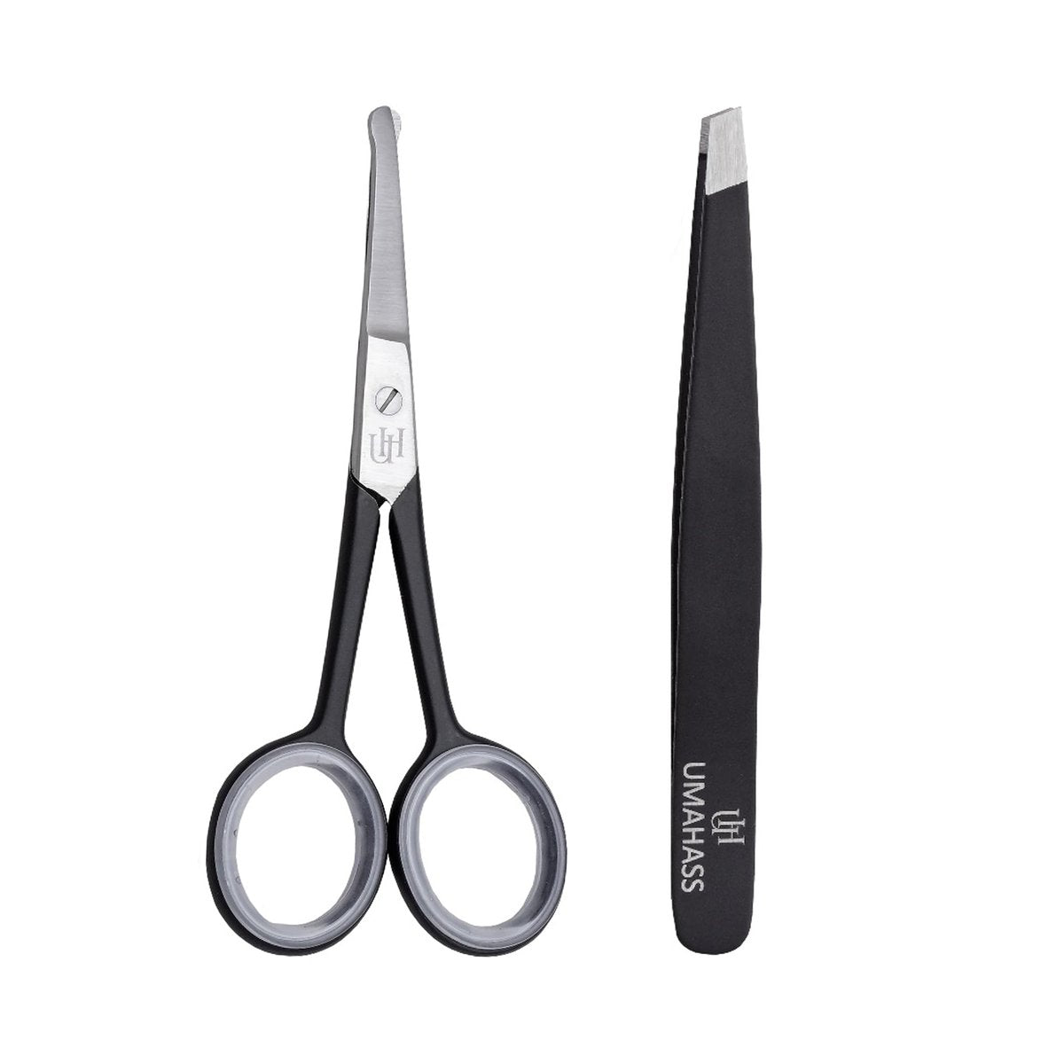 UMAHASS 4.0 Premium Nose Hair Scissors for Men - Safety Blades with Rounded Tip for Nasal, Ear, Eyebrow & Facial Hair Trimming - görsel 1