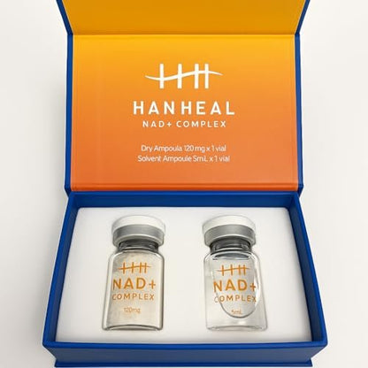 NAD+ Complex Skin Booster with NAD+, HA, Peptides, & Collagen – 2025 Microneedle Serum, Made in Korea (120mg + 5ml)