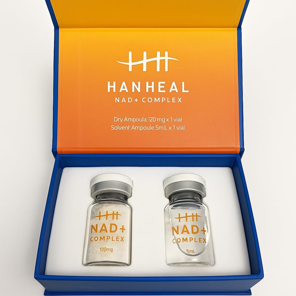 NAD+ Complex Skin Booster with NAD+, HA, Peptides, & Collagen – 2025 Microneedle Serum, Made in Korea (120mg + 5ml) - görsel 3