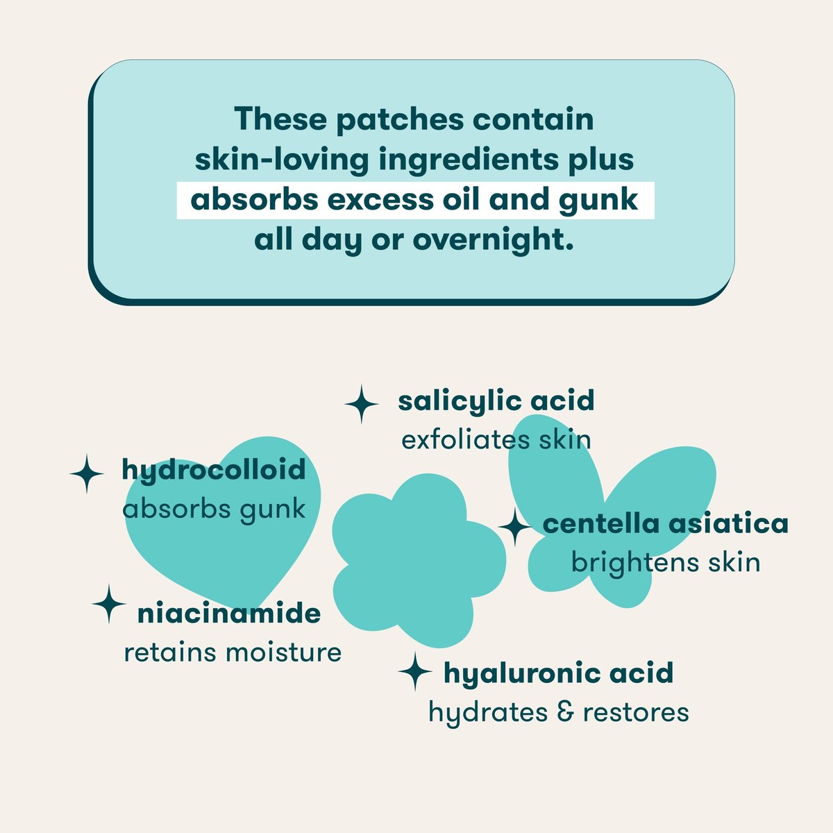 Proactiv Zits Happen Acne Patches with Salicylic Acid, Hydrocolloid Spot Treatment, Fun Heart Flower & Butterfly Shapes, 30 Count - görsel 5