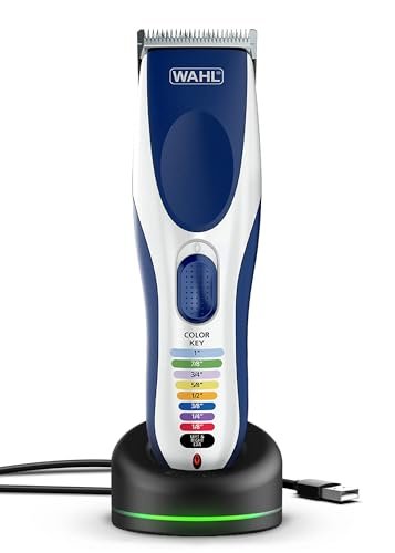 Replacement Charging Dock for Wahl Color Pro Cordless Clipper & Trimmer Model 9649P – USB Powered with LED Indicator (Black) Avelisse