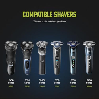 Charging Stand for Philips Norelco Shavers 2400, 5000X, 7200, 3600 Series - LED Indicator & USB Cable Compatible with X3001, X5006, S7887, S3243 Avelisse