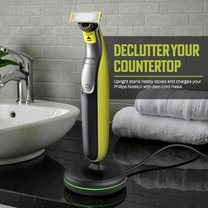 Charging Stand for Philips Norelco OneBlade 360 Shaver – Dock with LED Indicator & USB Cable for QP2724, QP2834 Avelisse