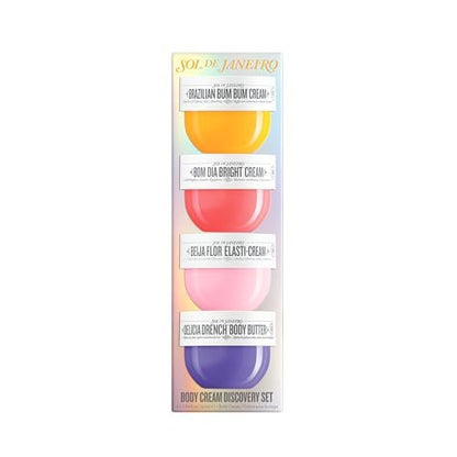 Sol de Janeiro BODY BOLDLY Body Cream Discovery Set – Trial Size Minis (4 x 25 mL) – Gift Set Avelisse