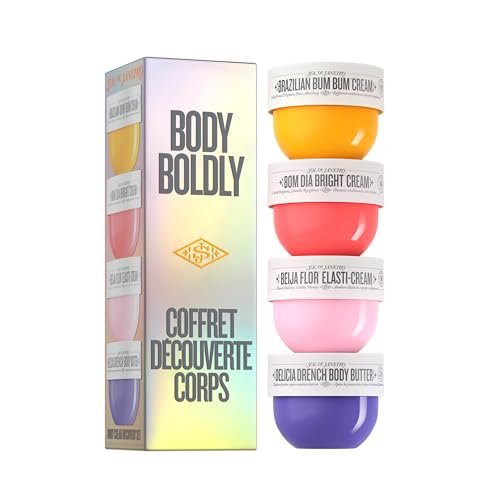 Sol de Janeiro BODY BOLDLY Body Cream Discovery Set – Trial Size Minis (4 x 25 mL) – Gift Set Avelisse