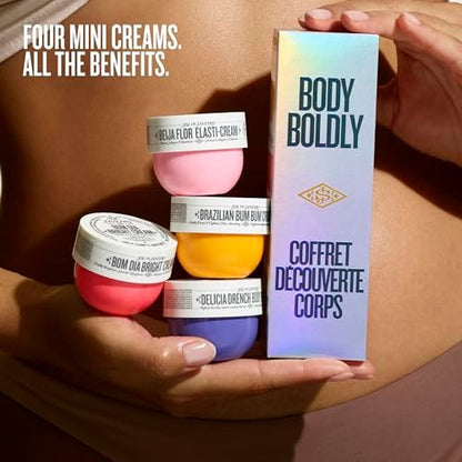 Sol de Janeiro BODY BOLDLY Body Cream Discovery Set – Trial Size Minis (4 x 25 mL) – Gift Set Avelisse