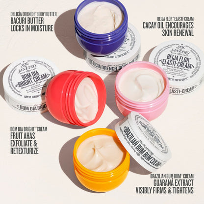 Sol de Janeiro BODY BOLDLY Body Cream Discovery Set – Trial Size Minis (4 x 25 mL) – Gift Set Avelisse