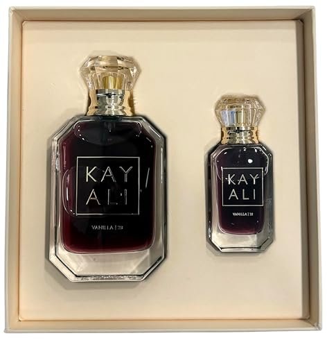 KAYALI Vanilla | 28 Eau de Parfum Iconic Set – Sweet Vanilla, Amber Woods & Brown Sugar Notes, 50 ml + 10 ml Avelisse