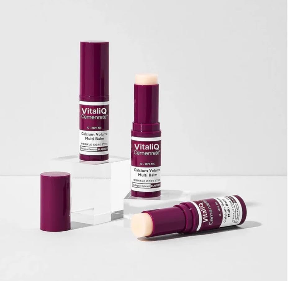 VitailQ Anti Wrinkle Calcium Balm – Hydrating Face Moisturizer for Eyes, Neck, and Face Avelisse