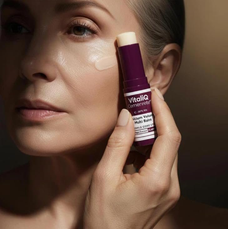 VitailQ Anti Wrinkle Calcium Balm – Hydrating Face Moisturizer for Eyes, Neck, and Face Avelisse