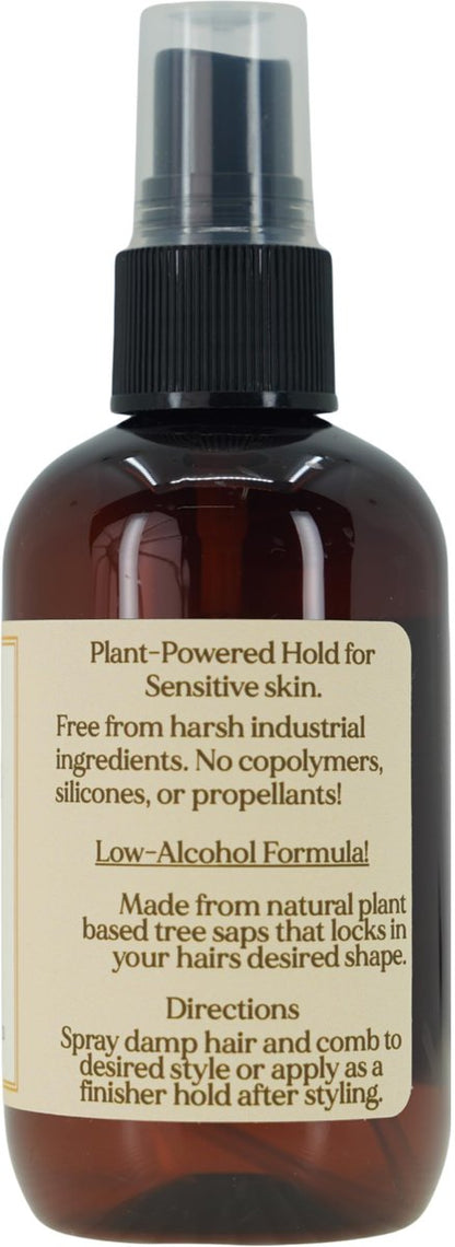 Claya Lock and Hold Styling Hairspray - – Plant-Powered Hold: Provides a flexible, medium hold that keeps styles – Image 3