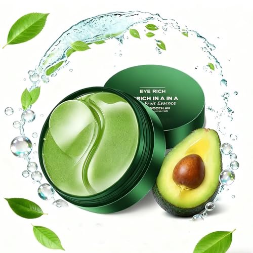 Avocado Eye Mask 60 Pcs - Hydrating Under Eye Patches for Dark Circles, Puffiness, and Fine Lines - görsel 2