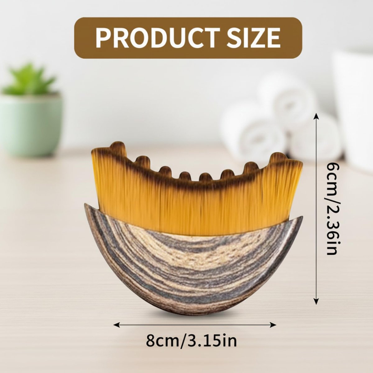 Lymphatic Contour Face Brush for Sculpting, Anti-Puffiness & Detox – Natural Skin Glow Enhancer (1 Pack, Brown) - görsel 11