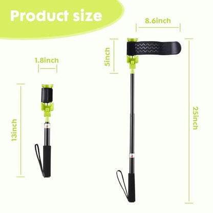 LYIGEOL Back Shaver Extension Handle �� Adjustable Long Razor for Men, 13-25 Inch Telescopic Body Shaver for Legs, Back & Self-Care, Ideal for Elderly Avelisse