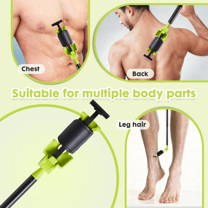 LYIGEOL Back Shaver Extension Handle – Adjustable Long Razor for Men, 13-25 Inch Telescopic Body Shaver for Legs, Back & Self-Care, Ideal for Elderly Avelisse
