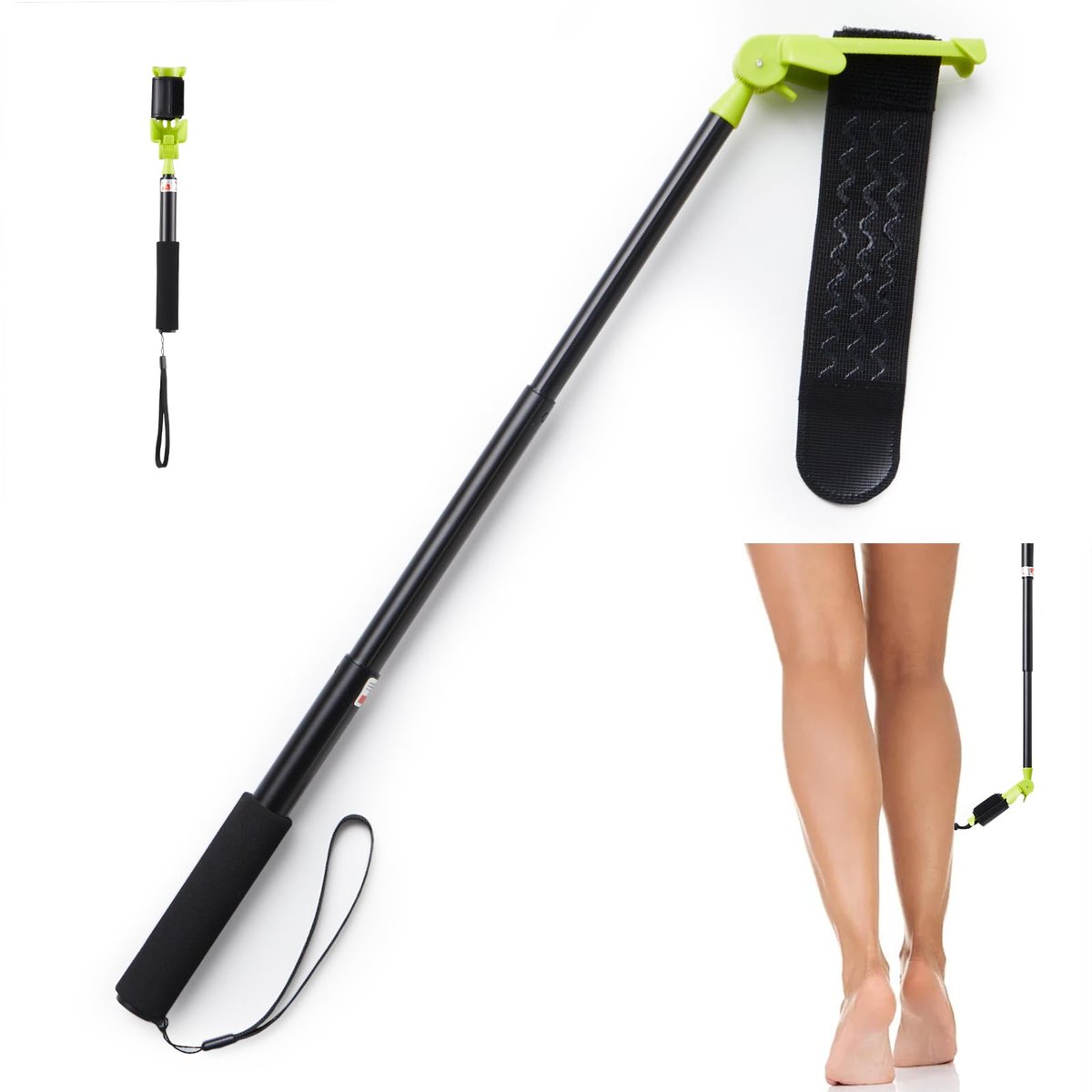 LYIGEOL Back Shaver Extension Handle – Adjustable Long Razor for Men, 13-25 Inch Telescopic Body Shaver for Legs, Back & Self-Care, Ideal for Elderly Avelisse