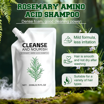 Rosemary Amino Acid Shampoo for Hair Growth – Thinning Hair Shampoo for Women and Men – Controls Oil, Strengthens Scalp – Natural Formula, 2-Pack (6.76 fl oz Total) Avelisse
