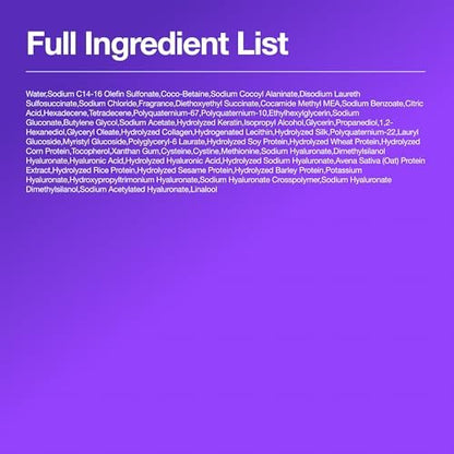 FROMLABS Protein Capsule Hair Repair Shampoo - Scalp Clarifying & Damage Repair, Hydrating Cleanse, Sulfate-Free, Color-Safe, 16.9 fl oz Avelisse
