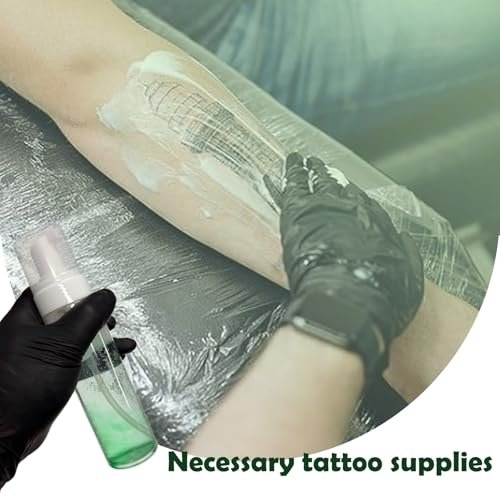 Miuxia Green Soap Tattoo 16.9OZ Ultra Concentrated – Makes 1.3 Gallons – with 7OZ Foam Bottle - görsel 12