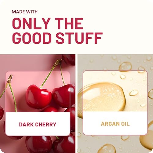 St. Ives Dark Cherry & Argan Oil Body Wash - Nourishing Body Care with 100% Natural Extracts, Moisturizing Body Soap, Daily Shower Gel Cleanser, Sweet Cherry Fragrance, 22 oz - görsel 12