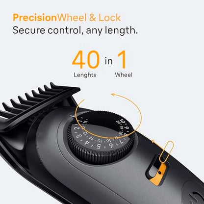 Braun Series 5 All-in-One Beard & Body Grooming Kit for Men, Cordless Trimmer, Hair Clippers & Shaver for Face, Hair & Body with Smooth Shave Head, AIO 5510, Moonstone Grey Avelisse