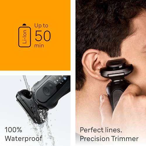 Braun Series 5 Electric Razor for Men, S5 5165ps with Precision Trimmer, Extra Shaver Head & 4-in-1 Clean & Charge Center Avelisse