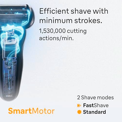 Braun Series 5 Electric Razor for Men, S5 5165ps with Precision Trimmer, Extra Shaver Head & 4-in-1 Clean & Charge Center Avelisse