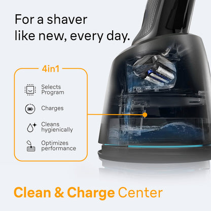 Braun Series 5 Electric Razor for Men, S5 5165ps with Precision Trimmer, Extra Shaver Head & 4-in-1 Clean & Charge Center Avelisse
