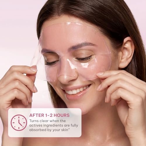 Quasi Salmon PDRN Collagen Mask – Hydrating, Firming & Smoothing Korean Gel Face Mask for Collagen Boost & Pore Care – 4 Masks, Non-Irritating, Natural Ingredients Avelisse