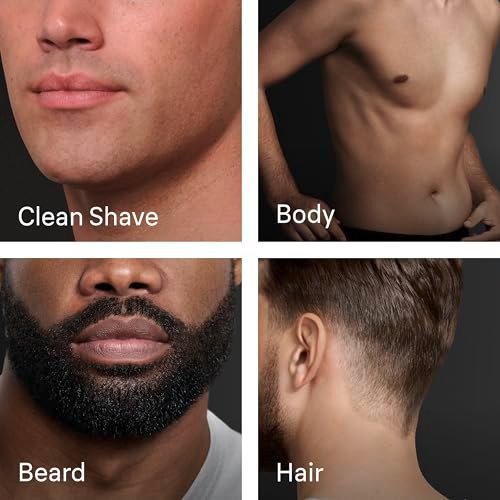 Braun Series 7 All-in-One Beard & Body Grooming Kit for Men - Cordless Trimmer, Hair Clippers & Shaver with Gillette ProGlide Razor, AIO 7535, Matte Black Avelisse
