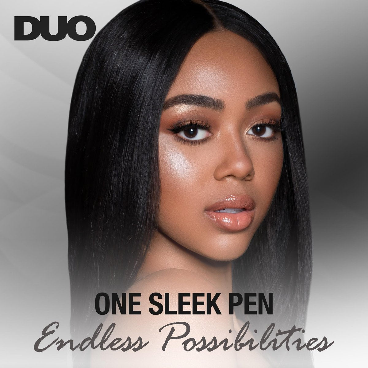 DUO Over & Under Lash Glue Liner – 2-in-1 Eyelash Adhesive and Eyeliner, Black, Waterproof Long-Lasting Eyelash Glue Pen for Strip Lashes, 0.03 Fl Oz - görsel 3