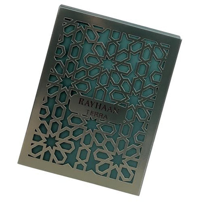 Rayhaan Terra Eau de Parfum – Spicy Woody Amber Oriental Unisex Fragrance, 3.4 oz (100 ml) Avelisse