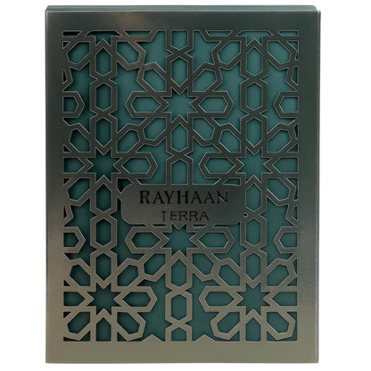 Rayhaan Terra Eau de Parfum – Spicy Woody Amber Oriental Unisex Fragrance, 3.4 oz (100 ml) Avelisse