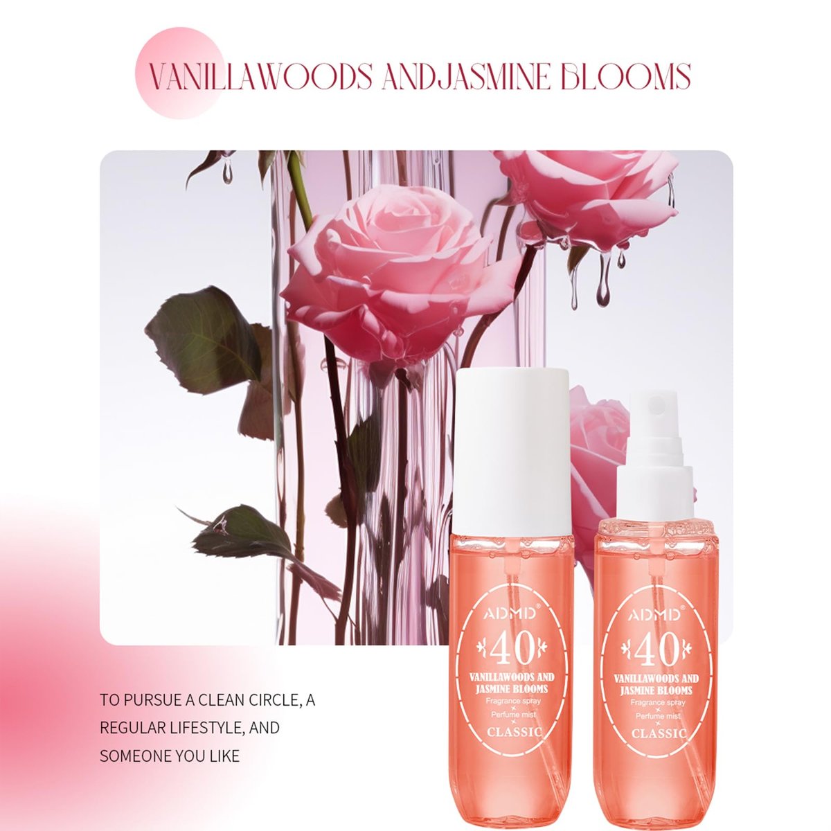 ADMD Sweet Romantic Perfume for Women, Floral Fantasy Eau de Toilette – Long-Lasting Fresh Fragrance, Giftable Travel Spray, 90ml/3.0 floz 40# - görsel 9