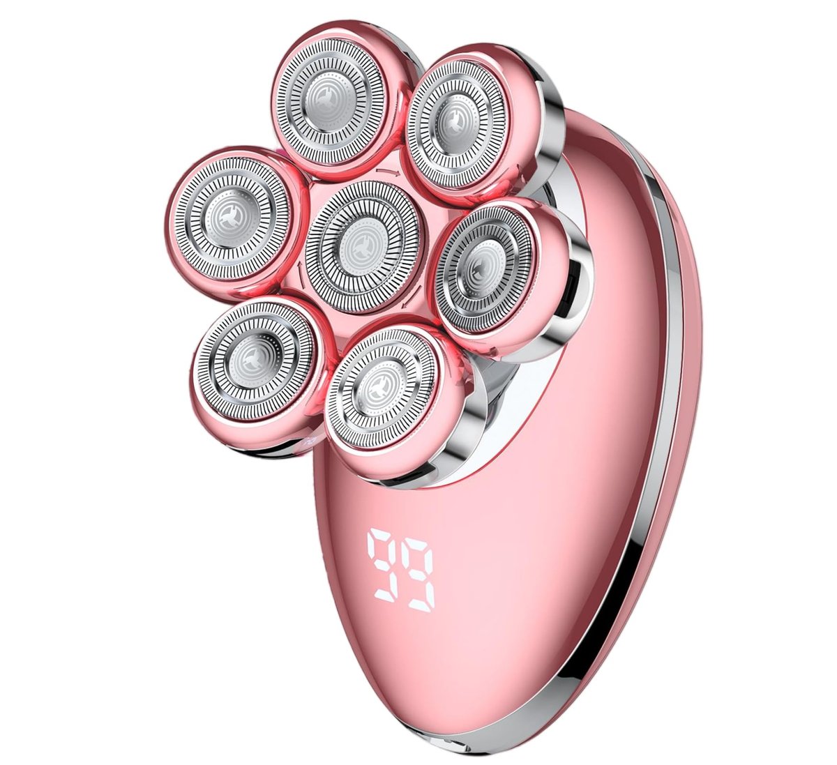 Electric Razors for Women, 7D Electric Shaver for Women, Cordless Facial Hair Removal Trimmer for Women's Face - Pink Avelisse
