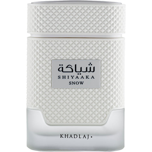 Khadlaj Shiyaaka Snow Eau De Parfum – Citrus, Woody, Spicy, Aromatic Long-Lasting Fragrance for Men, 3.4 oz (100 ml) Avelisse