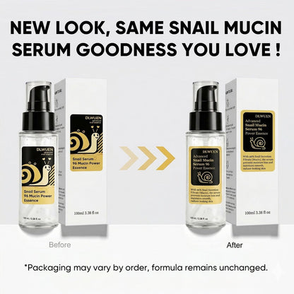 Snail Mucin Serum 100ml - Advanced Snail 96% Mucin Power Essence, Hydrating Face Serum with Snail Secretion Filtrate for Dull Skin, Repairing Skin Care for Women Avelisse