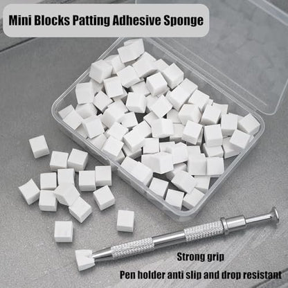 200Pcs Nail Sponges with Grabbing Pen - Soft Nail Art Sponges for Ombre & Gradient Designs, Professional Manicure Tools for Home and Salon, Nail Tech Must Have Accessories Avelisse