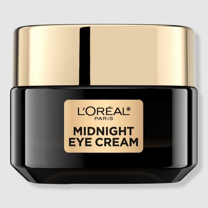 L'Oreal Paris Age Perfect Cell Renewal Midnight Eye Cream - Anti-Aging, Dark Circles & Wrinkle Reduction, 0.5 fl oz, Unscented, Lightweight Moisturizer with Vitamin E Avelisse