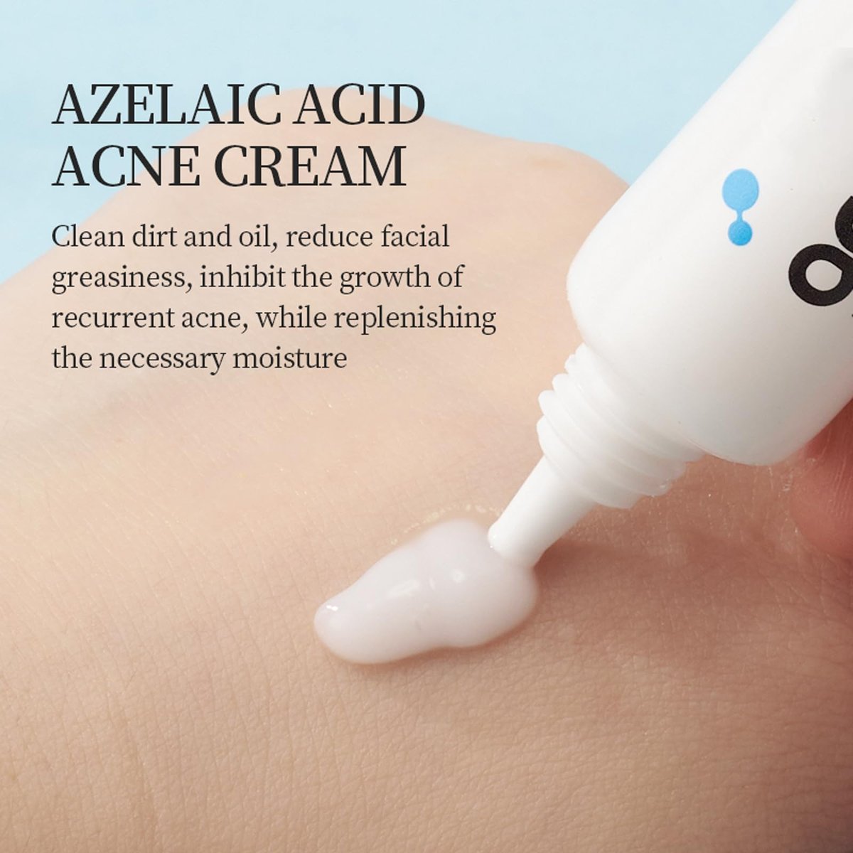 2 PCS Azelaic Acid Cream for Face - Moisturizer with Hyaluronic Acid for Redness, Acne Breakouts, and Oil Balance - görsel 3